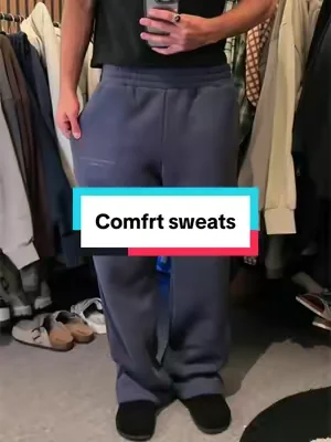 Comfrt blank sweatpants too clean. #comfrt #sweatpants 