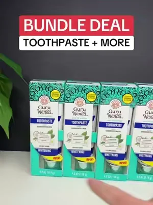 GuruNanda Toothpaste is the BEST #toothpaste #gurunanda 