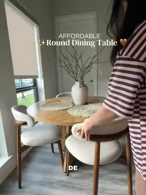 Mi mesita de tiktokshop!  #diningtable #diningtabledecor #mesa #kitchenfurniture #homedecorideas 