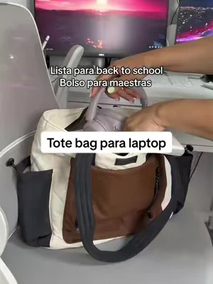 Bagstellar Tote Bag for Women 👜 • Capacidad de 27L. • Compartimento acolchado para laptop de hasta 15.6”. • Bolsillos para vaso de 40 oz y botellas grandes. • Incluye 2 estuches organizadores. • Bolsillo frontal antirrobo. • Material ligero, resistente al agua y lavable en máquina. • Correas acolchadas y correa para maleta. • Ideal para trabajo, universidad, gimnasio, viajes y uso diario. ✈️💻🏋️‍♀️  #tiktokshopcreatorpicks #summerwins #summeressentials #bolsoparamaestras  #CapCut 