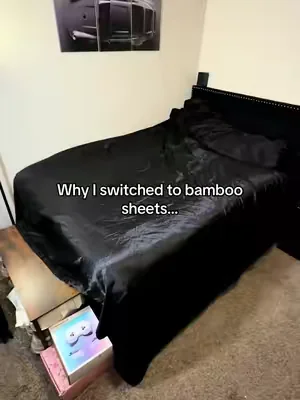 Stop sleeping on plastic and switch to bamboo!! #sheets #bamboosheets #coolingsheets #dealsforyoudays  #creatorsearchinsights 