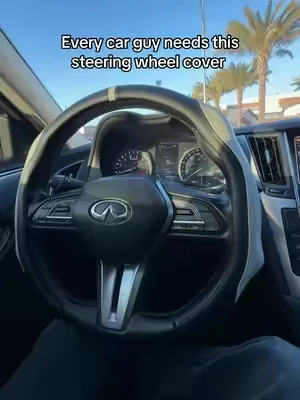This is the first thing your passangers notice btw #dealsforyoudays #steeringwheelcover #carsoftiktok #carguys #caraccessories 
