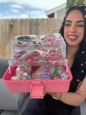 Mas de 2000 piesas trae este organizador de accesorios para el pelo #hairaccessories #tiktokshopcreatorpicks #hairstyle 