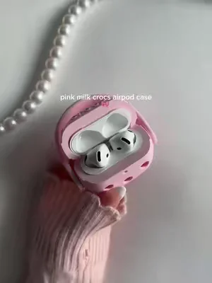#crocs #pinkaesthetic #pinkgirly #airpodscase #airpods 