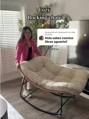 Respuesta a @Ana Chavez #rockingchair #cozyathome #summerwins #falldealsforyou #cybermonday @ONBRILL OFFICIAL 