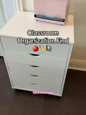 Headed into the school year the most organized I have ever been, and it feels good 😌 #organized #teachers #teacher #classroomfinds #homeoffice 