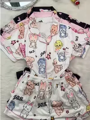 So comfy&cute!!!🎀🎀 #fyp #fashion #sleepwear #OOTD #womenclothing #tiktokshop #tiktokmademebuyit #comfy #spotlightfinds #pajamajama#cute #dealsforyoudays #usa🇺🇸 #kawaii 