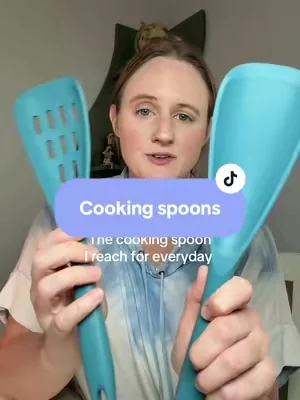 Trust, these will become your go to cooking spoons too #kitchengadgets #kitchentools #kitchenfinds #cookingspoon #cookingathome 