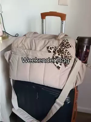 #weekenderbag #travelbag #gymbag #dufflebag #tiktokshopcreatorpicks 