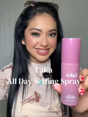 Make your makeup water proof and sweat proof with @Laka US all day setting mist!🤩 #starterpicks #summerwins #DealsForYouDays #settingspray #waterproofmakeup 