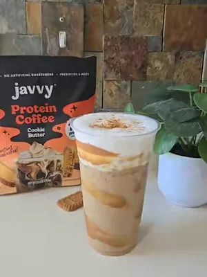 ok fine, I get the cookie butter hype now #cookiebutterlatte #cookiebutter #healthycoffee #javvyblitz #dealsforyoudays 