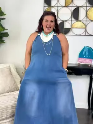 #denimdress #jeandress #denimmaxidress 
