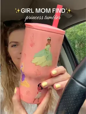 got this princess cup for my daughter’s birthday, I already know this is about to be her whole personality 👑  #girlmom #kidscup #princesscup #princess 