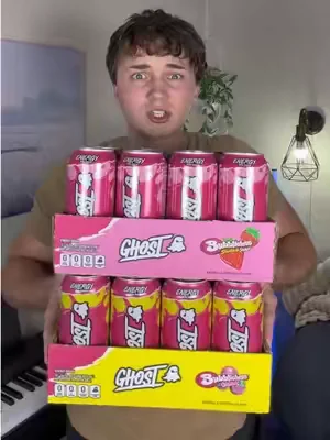 Ghost Bubbalicious flavors are back! #ghostenergy #ghost #bubbalicious #energydrink #caffeine 