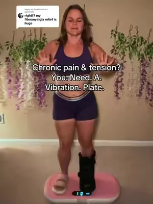 Replying to @Broken Alice I’m so glad it helps you! It really is a game changer for people who struggle with chronic pain and discomfort. #vibrationplate #vibrationalhealing #somatichealing #painrelief 