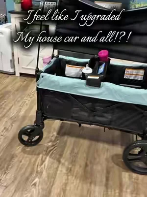 One stroller, endless adventures! ☀️👶 The Dripex Stroller Wagon comfortably fits two kids with all-terrain wheels, a removable canopy, mosquito net, snack tray, cup holders, and plenty of storage—perfect for the zoo, beach, parks, camping, and family trips. Folds quickly for easy transport and makes every outing stress-free! 💙🛒 #strollerwagon #baby #parentinghacks #summerwins #dealsforyoudays 