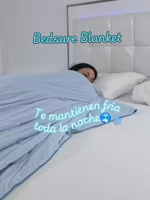 Si eres calurosa esta colcha de Bedsure te mantiene fría toda la noche  #coolingblanket #bedsureblanket #DealsForYouDays #SummerWins #calor 
