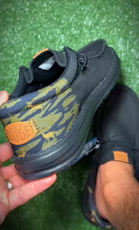 HEYDUDE Wally Funk Outdoor Camo Comfortable Lightweight Slip on Shoes  #tiktokshopcreatorpicks #HEYDUDEpartner #sliponshoes #DealsForYouDays @HeyDude 