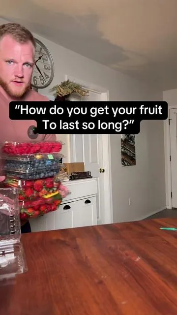 How to get fruit to last longer #kitchenware #fruit #kitchen #kitchengadgets 