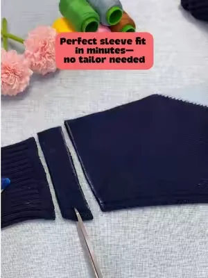 Perfect sleeve fit in minutes—no tailor needed.#sewingtok #diyclothes #DealsForYouDays #SummerWins#TikTokShopDealsforYouDays