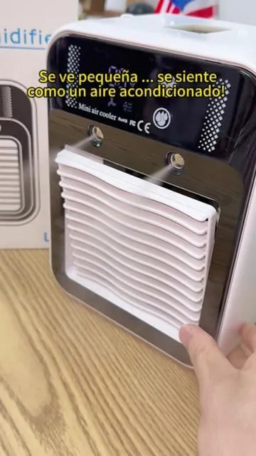 Gracias a este mini aire acondicionado ya no paso más calor en verano#minicoolers #miniaircooler #coolingfan#SummerWins #DealsforYouDays 