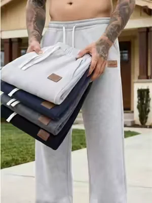 No Belt Needed! Comfy Elastic Waist Men Casual Pants#pants #mensfashion #comfystyle #DailyWear #outfit 