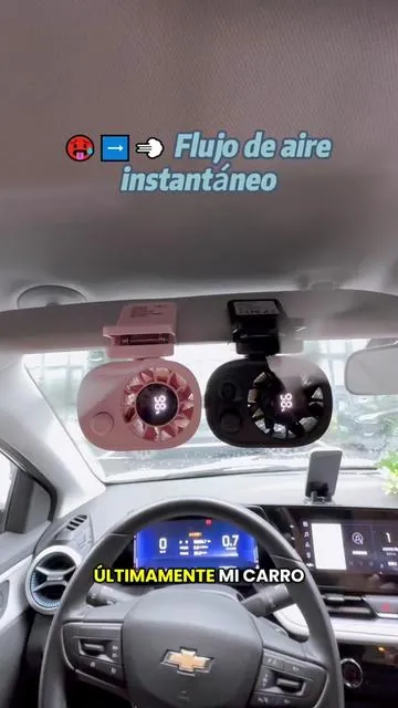 No esperaba tanto flujo de aire de un dispositivo tan pequeño. Pero una vez que lo probé, lo he estado usando a diario. Hace que conducir con calor sea mucho más llevadero. #AccesoriosParaElAuto #AmanteDeLosAutos #TrucoParaElVerano #DealsforYouDays #SummerWins