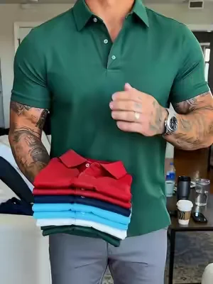 One shirt, dozens of looks! Perfect Polo for men#tiktokshop #fyp #tiktok #fashiontiktok #menfashionstyle 