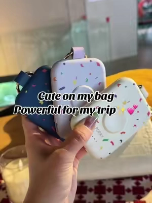 Cute on my bag. Powerful for my trip. ✨#powerbank #summerwins #dealsforyoudays #rorry #traveltips 