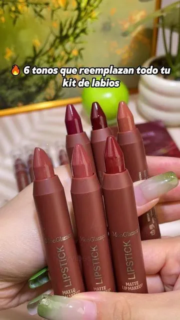 Este set de 6 lápices 2 en 1 hace las dos cosas. Delinea con precisión o rellena tus labios por completo con un acabado mate suave y elegante.💄 #maquillaje #lipliner #dealsforyoudays #brownlipstick #lipcombo 