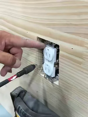 Is the electrical box too deep to install the socket faceplate? A few spacers solve the problem instantly!#dealsforyoudays #electrician#electrical#outlet#tiktokshop
