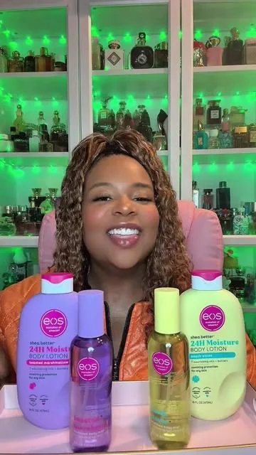 EOS Toasted Marshmallow & Beach Waves #bodycareroutine #eos #eosbeachwaves #eostoastedmarshmallow 