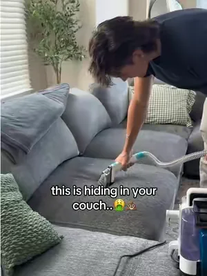 this is hiding in your furniture..🤢 #sharkstainstriker #stainstriker #staincleaner #stainremover 