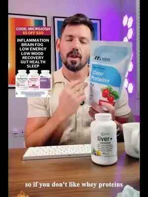 Micro Ingredients Clear Protein+ Powder 461g (Strawberry Flavor)