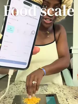 Digital scale that tracks calories #SummerVibes #CalorieDeficit #CalorieCounting #EtekcityFoodScale @Etekcity 