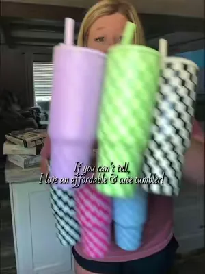 A good 40oz tumbler is a must around here and of course I just had to have them all, don’t judge me! #tumblercup #40oztumblerwithhandle #summercup #giftideas 