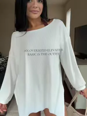 SIZE: L. No because why am I obsessed with the oversized shirt over my workout sets! How freaking cute is this off the shoulder top for casual activewear outfits!  Oversized Shirt Outfits. Activewear Outfits. Athleissure Outfit Inspo. #oversizedshirt #outfit #athleisure #outfitinspo #outfitideas 
