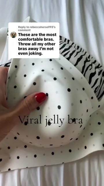 Replying to @rebeccaherself93 Agreed! So comfy. #bra #jellybra #bras #comfortablebra 