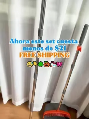 Si la escoba en casa no puede quitar el pelo así, entonces realmente necesitas esto.#paratiiiiiiiiiiiiiiiiiiiiiiiiiiiiiii #limpiando #broomanddustpan #broomdustpanset #dealsforyoudays 