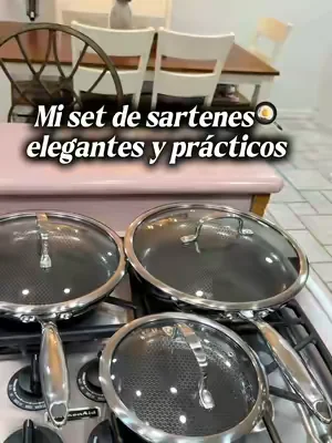 ❤️Después de probar este juego de sartenes, puedo decir que ha sido una excelente adición para mi cocina. Incluye tres tamaños diferentes con sus respectivas tapas, así que siempre tengo el sartén perfecto para cualquier receta. Me encanta que los alimentos no se pegan, el calor se distribuye de manera uniforme y la limpieza es rapidísima. Además de ser muy prácticos, tienen un diseño moderno y elegante que luce precioso en la cocina. Sin duda, un set que combina calidad, funcionalidad y un diseño que realmente vale la pena tener  #setdesartenes #tibbicccookware #favoritosdecocina #comidacasera #cookwareset 