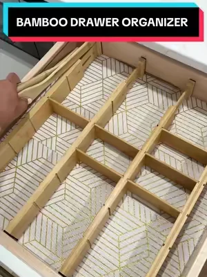 Bamboo drawer dividers make organizing so simple! #kitchenorganization #drawerorganization #SummerVibes #tiktokshopcreatorpicks #dealsforyoudays 