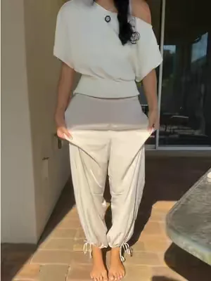 #silk #trousers #trousersoutfit #handm #summeroutfits 