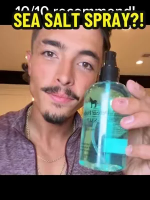 This is the only thing that I use for my hair in the mornings #seasaltspray #menshair #hairroutine #saltspray #peteandpedro @Pete & Pedro  