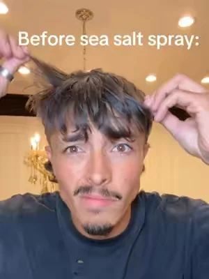 Just 30 seconds, no mess no hassle. Check It out while it’s on sale fellas bc last month It sold out! #seasaltspray #menshair #hairroutine #saltspray #peteandpedro 