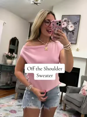 Perfect date night top! Love that it’s off the shoulder and SO soft! I’m in a medium. @Yeokou 