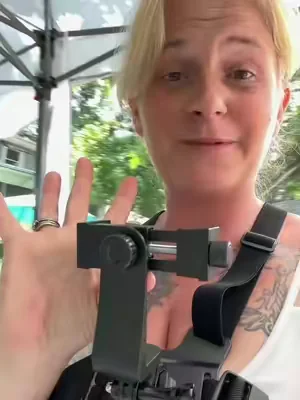 Attention content creators!  Why have you all been gate keeping using a chest strap for POV videos!  #cheststrapphoneholder #contentcreation #phoneholder 