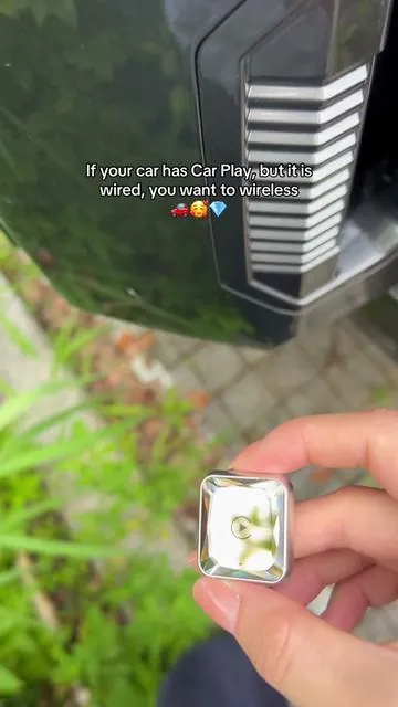 If your car has CarPlay, but it is wired, you need this💕 #tiktokshopsummerturnup #tiktokshopcreatorpicks #wirelesscarplay #wirelesscarplayadapter #dealsforyoudays 