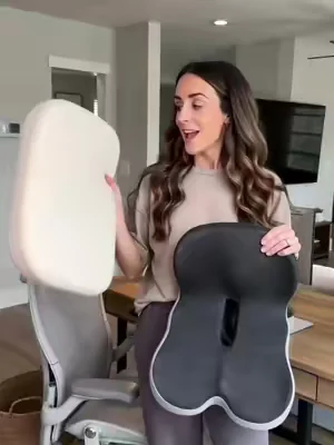 Cómo quitar el dolor de espalda 😩👀👇#memoryfoam#backpainrelief#caraccessories#christmasgiftideas#seatcushion