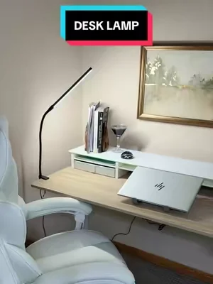 Save desktop space with and LED lamp that clamps on! #desklamp #lighting #SummerVibes #tiktokshopcreatorpicks #dealsforyoudays 