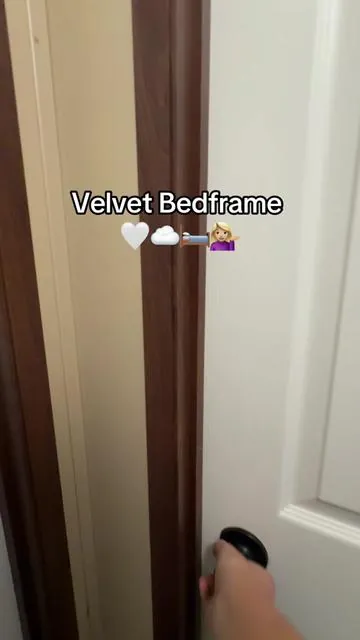 This headboard>>>  And it’s on SALE!!  #dealsforyoudays #bedframe #velvet #homedecor 